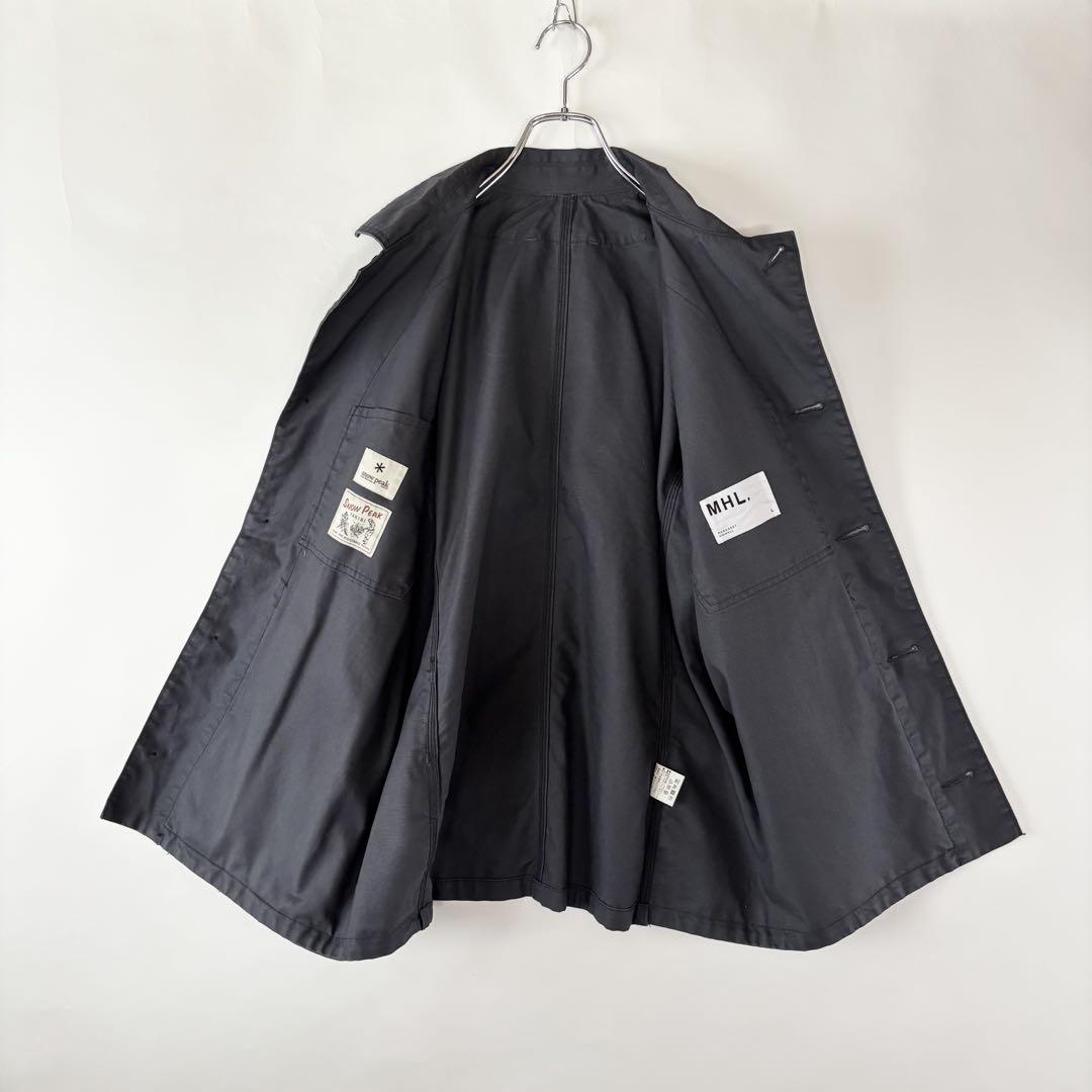 希少】MHL. × snow peak 日本製 焚き火ジャケット ダック地