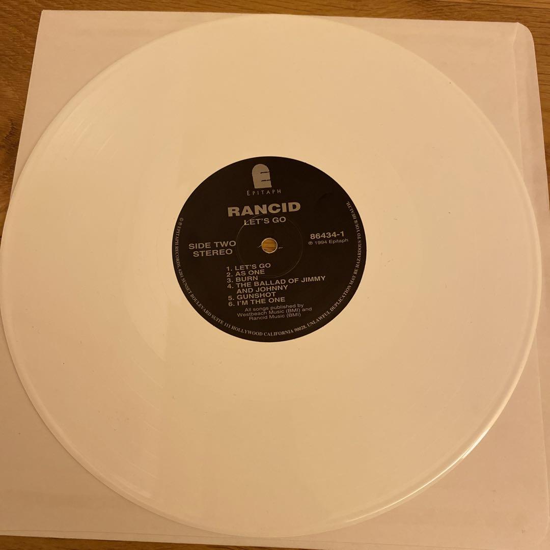 Rancid Let's Go ホワイト レコード LP