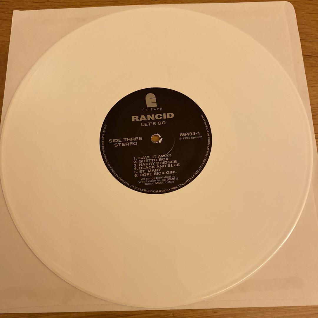 Rancid Let's Go ホワイト レコード LP