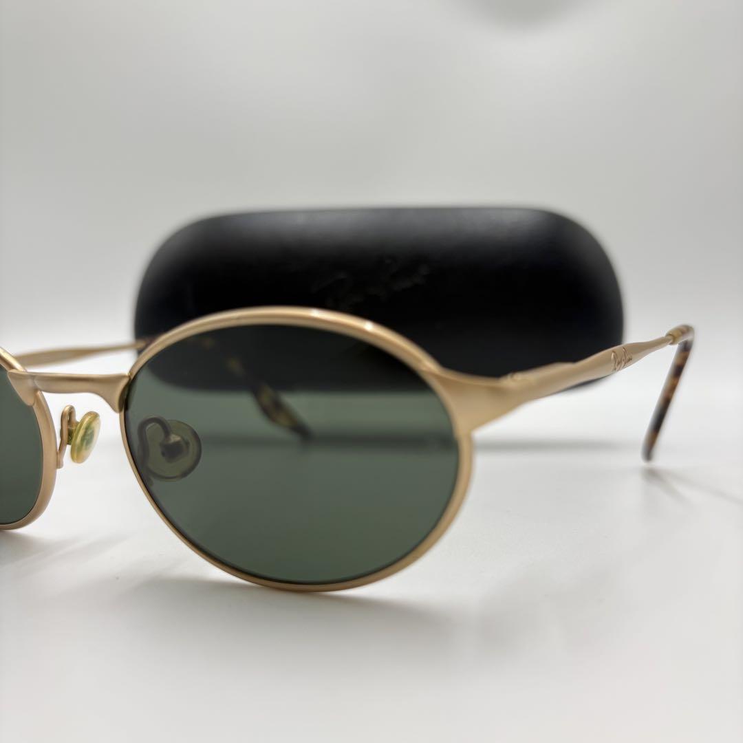 RAYBAN B&L オーバル　サングラス　ゴールド