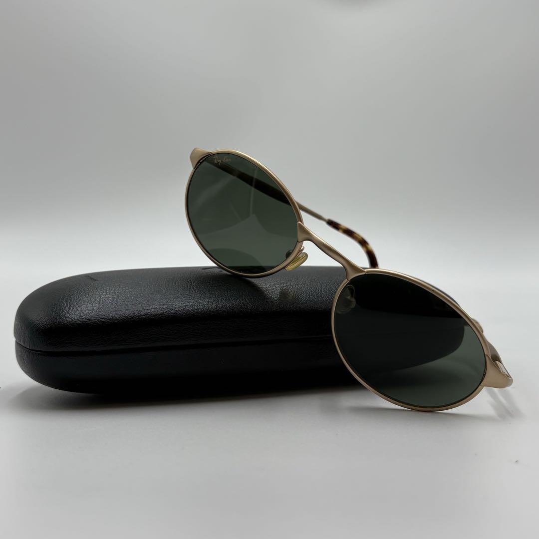 RAYBAN B&L オーバル　サングラス　ゴールド