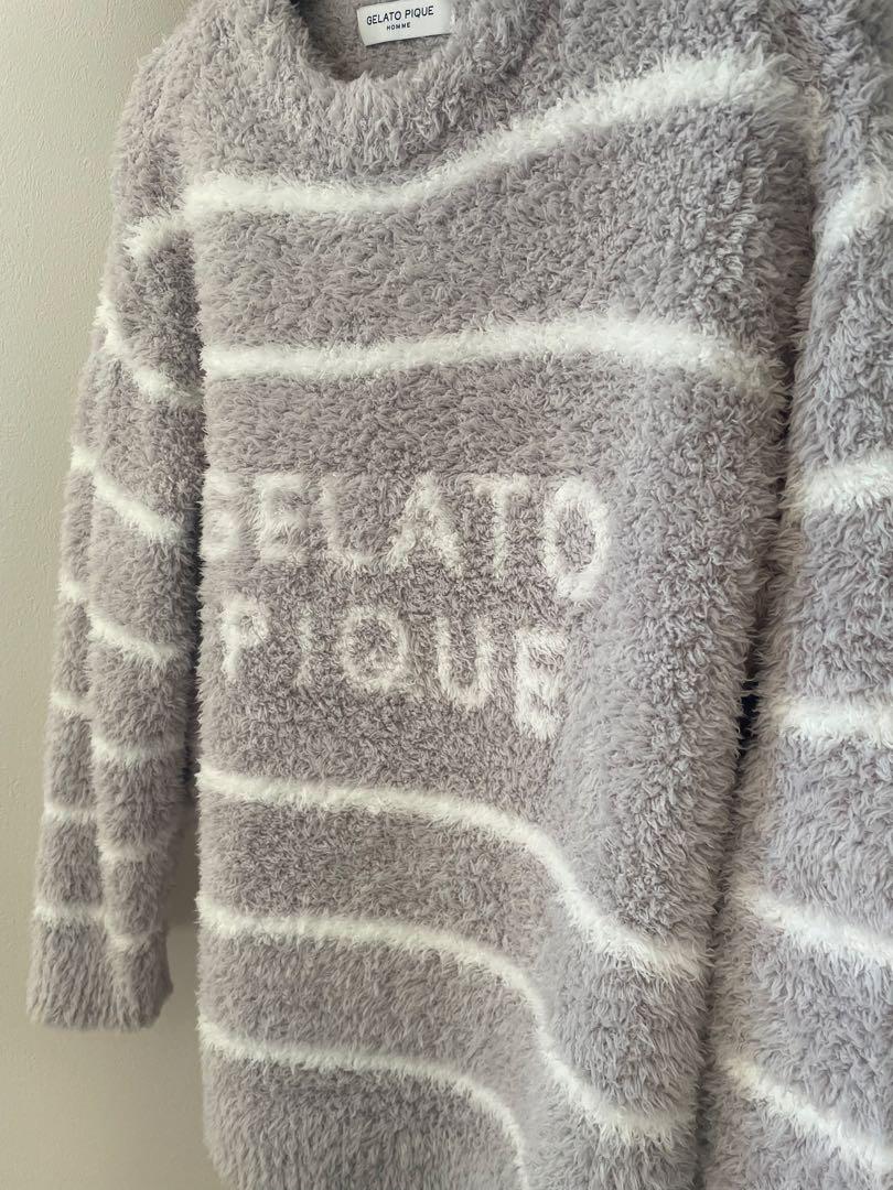 極美品⭐︎GELATO PIQUE HOMME グレー ストライプ ルームウェア
