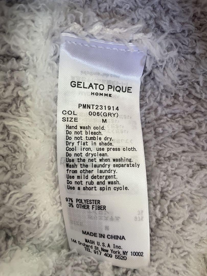 極美品⭐︎GELATO PIQUE HOMME グレー ストライプ ルームウェア