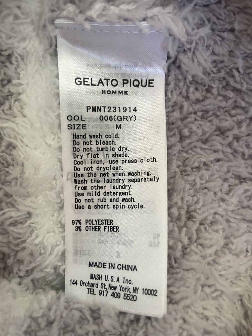極美品⭐︎GELATO PIQUE HOMME グレー ストライプ ルームウェア