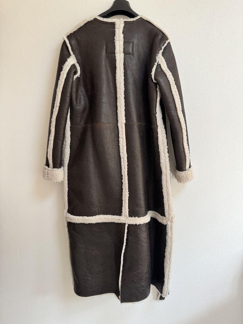 MM6 MAISON MARGIELA 新品❣️羊革ロングコート❣️ 画像5