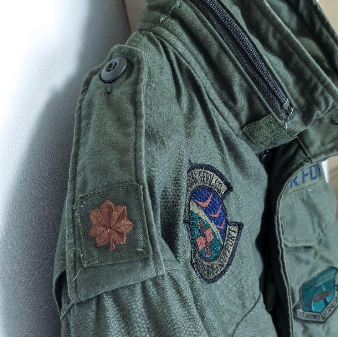 美品 80s M-65 4th M-L ライナー付き 米軍実物 古着