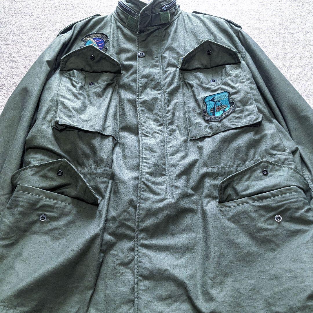 美品 80s M-65 4th M-L ライナー付き 米軍実物 古着