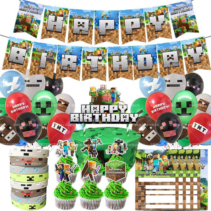 メルカリ マイクラ マインクラフト 誕生日 飾り バルーン パーティ 季節 年中行事 2 980 中古や未使用のフリマ