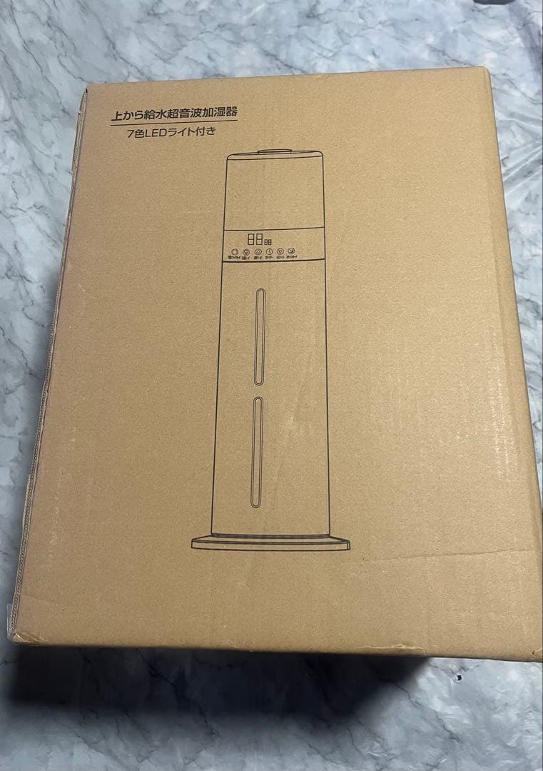 加湿器 大容量 8L 6~35畳対応 上から給水 タワー式 静音 超音波加湿器 加湿器 大容量 8L 6~35畳対応 上から給水 タワー式 静音 超音波加湿器