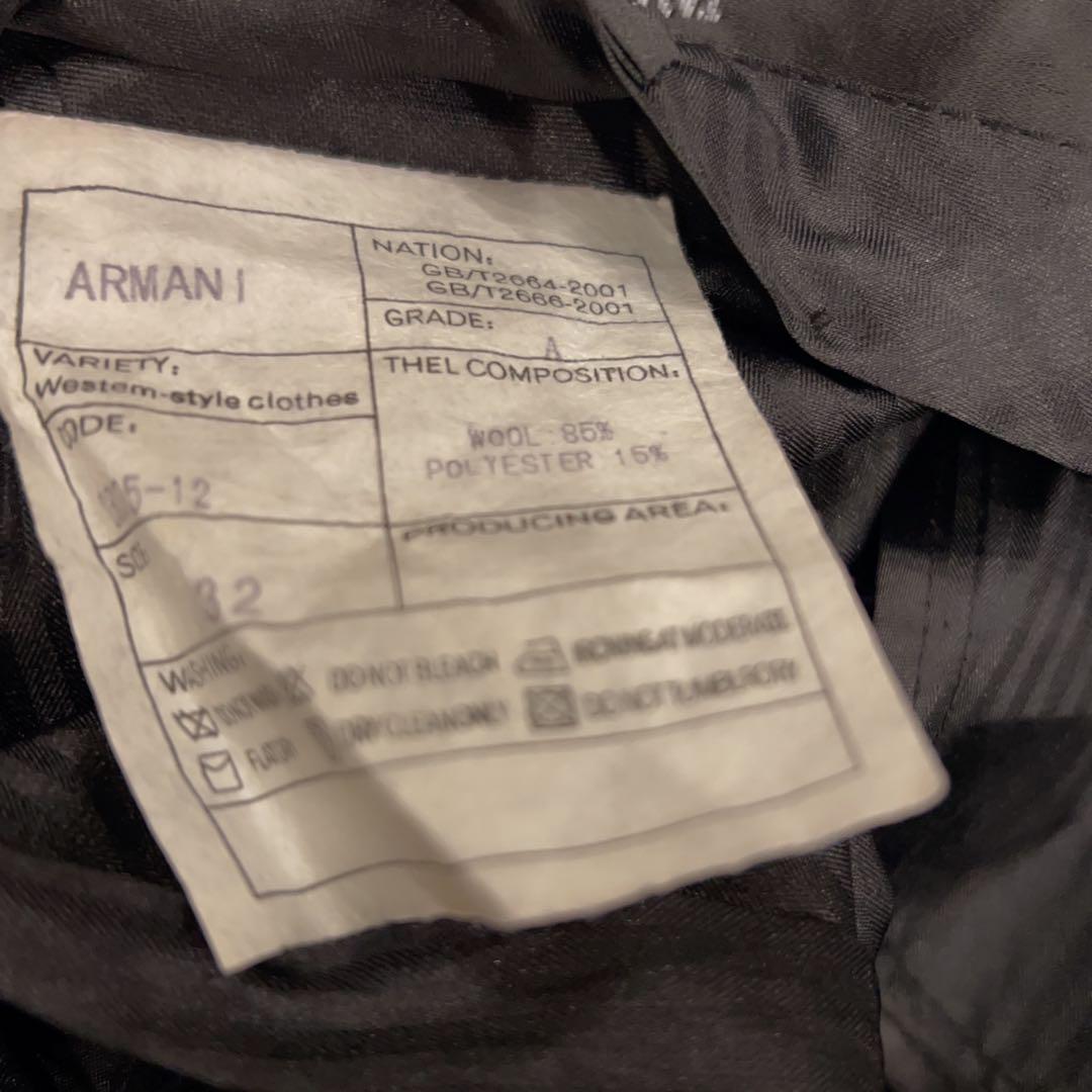 未使用級 最高級 GIORGIO ARMANI ストライプ スーツ150S