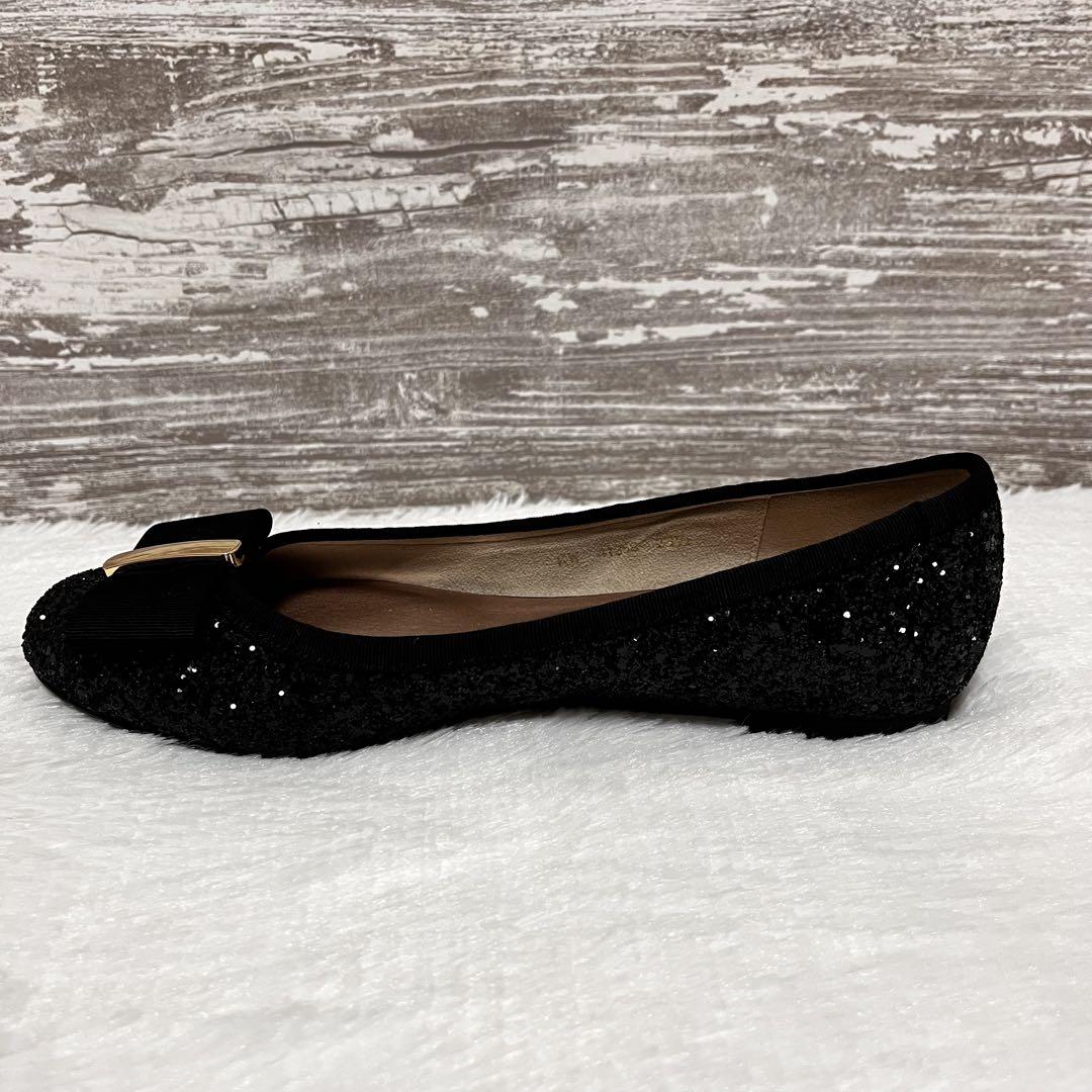 新品✨ DIANA ダイアナ クラシカルフラットシューズ グリッター 現行品