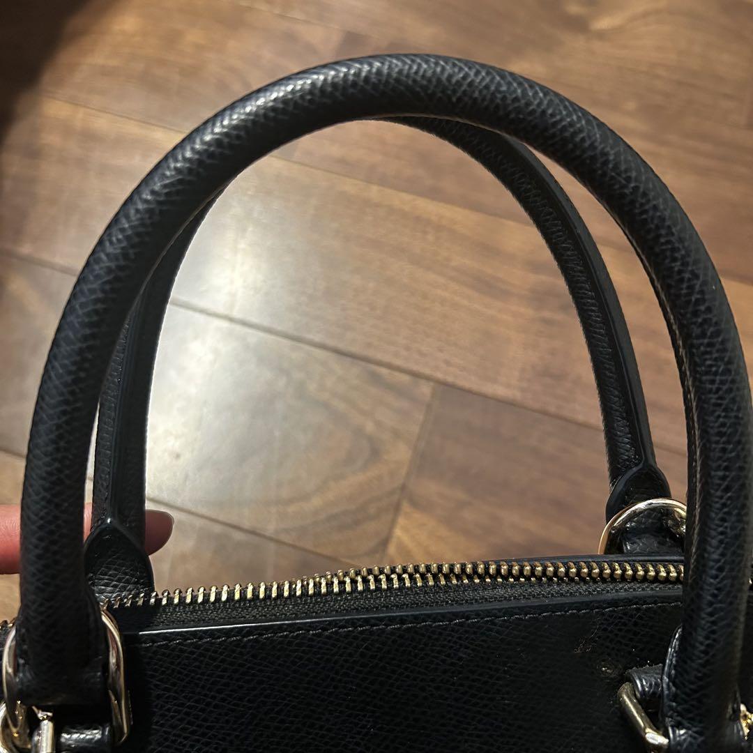 極美品✨COACH コーチ ハンドバッグ ブラック 2way 金馬車