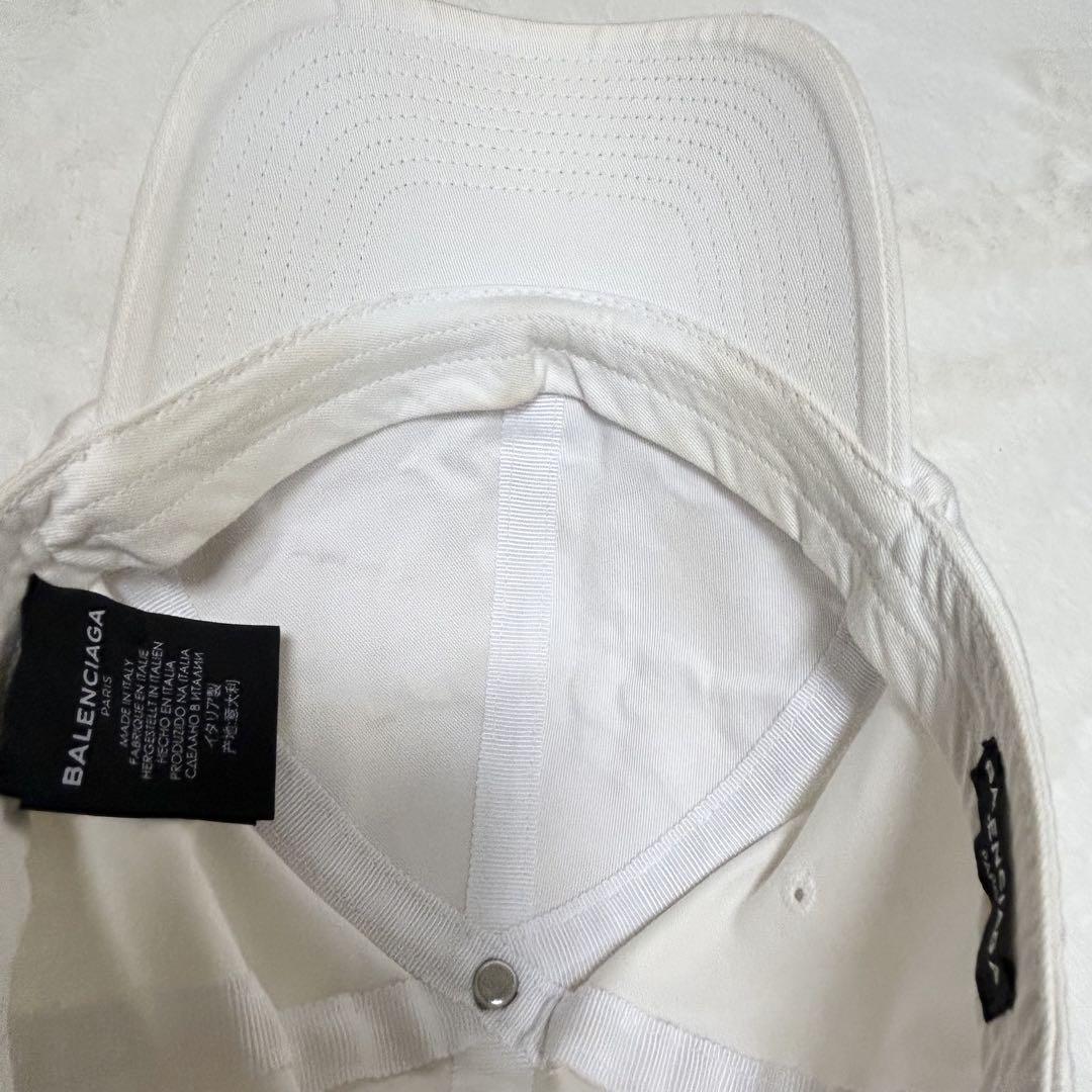 バレンシアガ/BALENCIAGA キャップ サイズL ホワイト