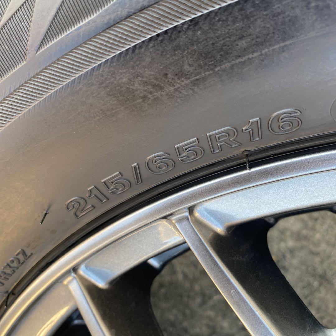 中古溝有りブリザックVRX2 215/65R16 2021年製スタッドレスセット