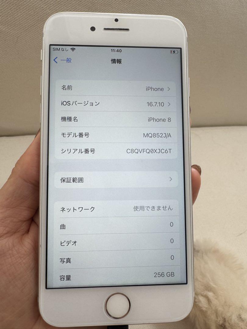 Apple iPhone8 本体 256GB (説明文を必ずご確認ください) Apple iPhone8 本体 256GB (説明文を必ずご確認ください)