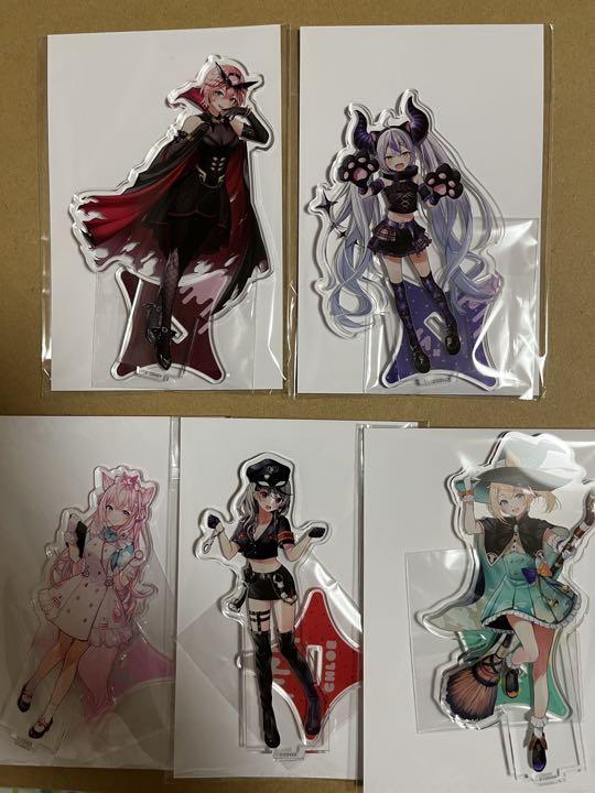 数量限定セール ホロライブ 秘密結社holoX×セブンイレブンコラボ 新品正規店 ホロライブ アクリルスタンド5種セット 秘密結社holoX×セブンイレブンコラボ アイドル
