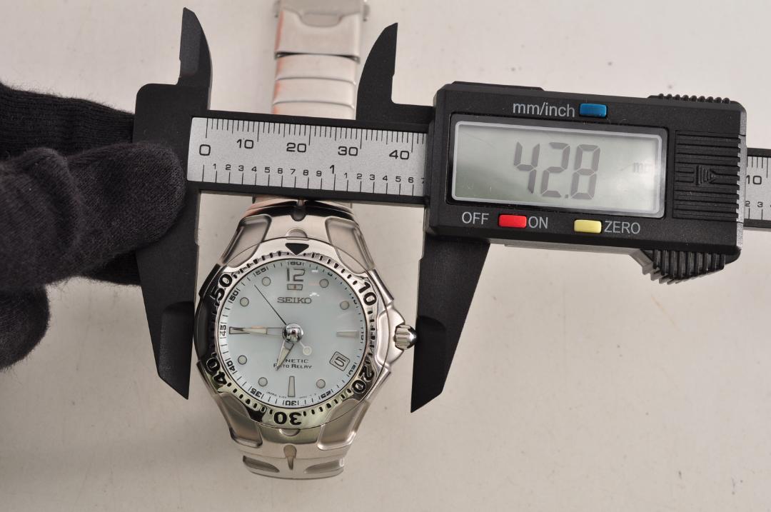 SEIKO セイコー 5J22-0A50 キネティック オートクォーツ 腕時計