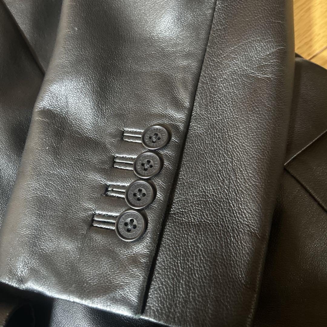 Burberry ブラックレザージャケット
