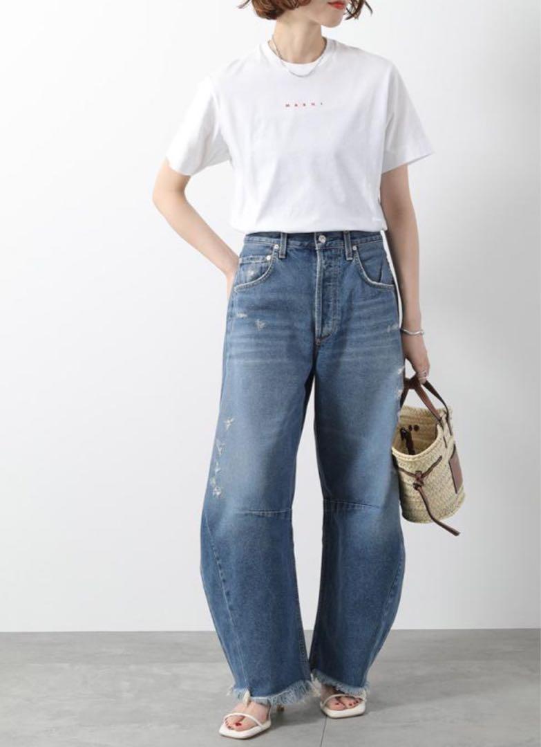 人気 残り１点 MARNI マルニ キッズ Tシャツロゴ ホワイト14y