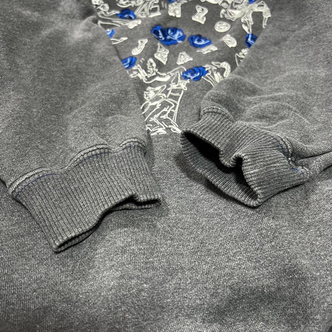 90's ケンゾーKENZO 葛飾北斎タグスウェット太アーム花 刺繍 トレーナー