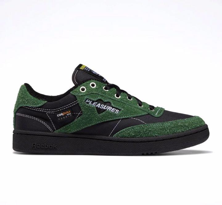 クのテニス Reebok PLEASURES CLUB C 85 SHOES fyl6a-m56857072299 クラブ シー らくらくメ