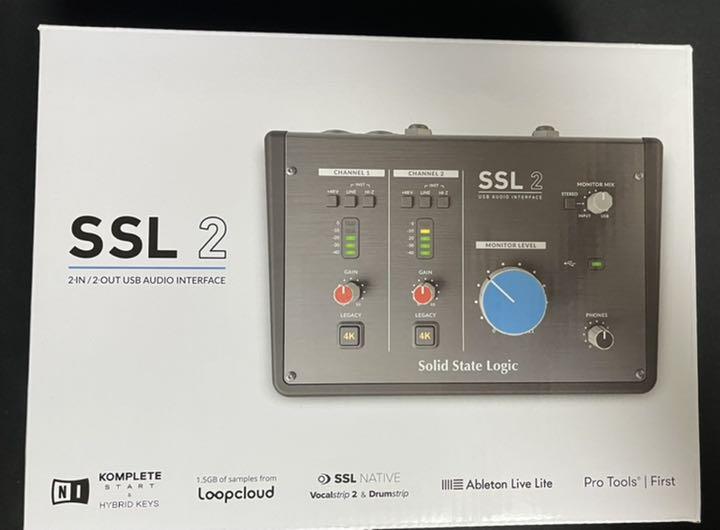 【ほぼ未使用】/ SSL2 / オーディオインターフェイス /