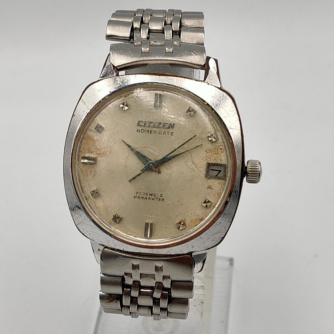 CITIZEN homer date 手巻き時計 ジャンク品 B10613