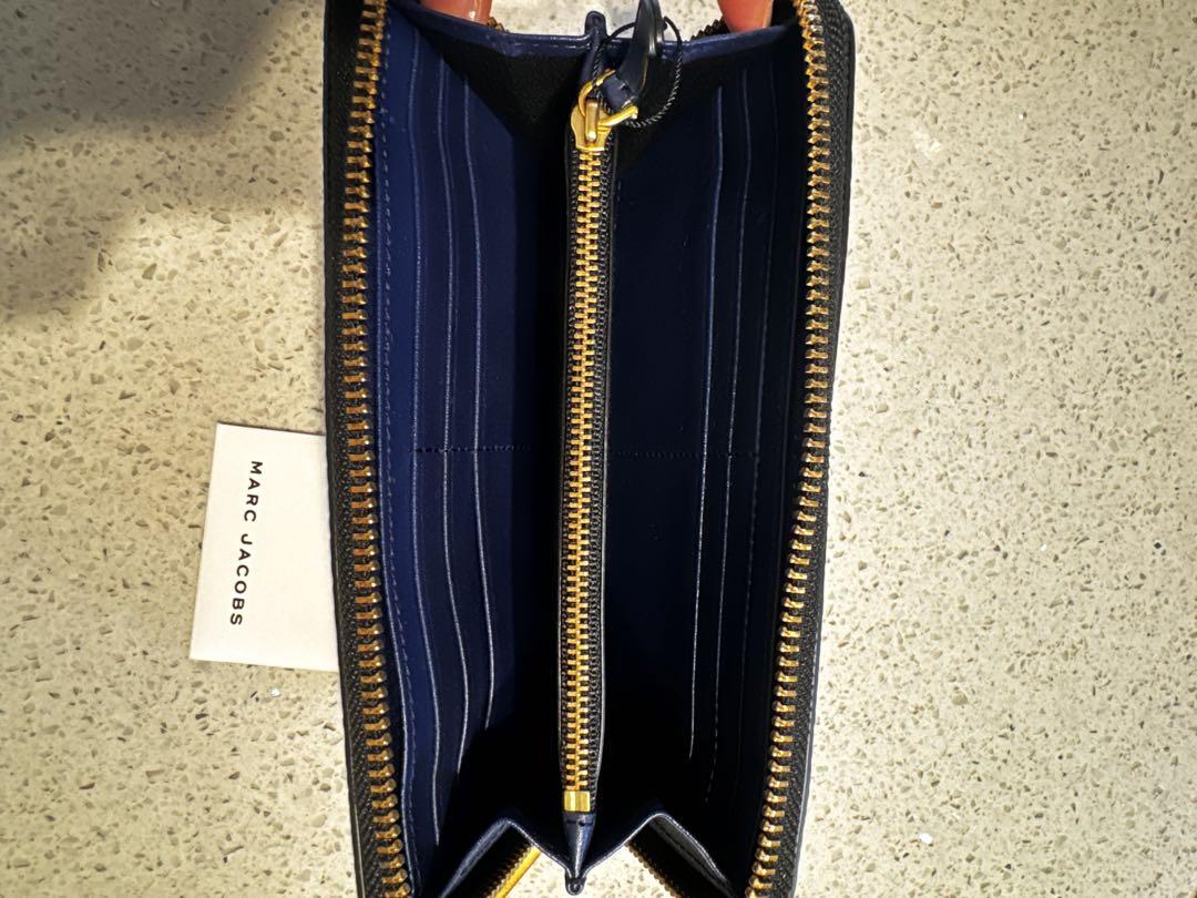 マークジェイコブス長財布 新品 ネイビーΩ