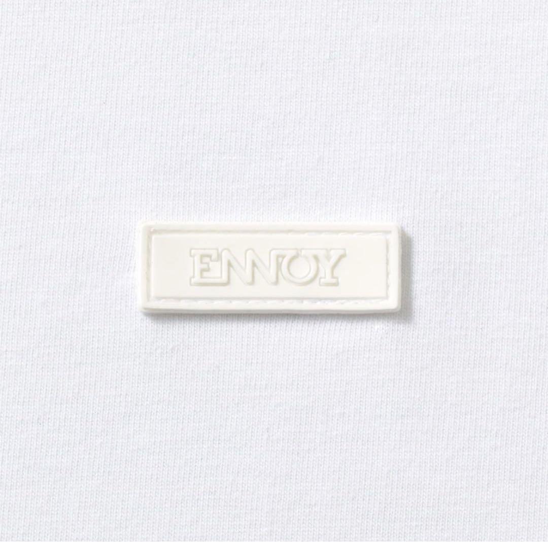 新品 ennoy 2Pack L/S T-Shirts S 黒 左胸ロゴ