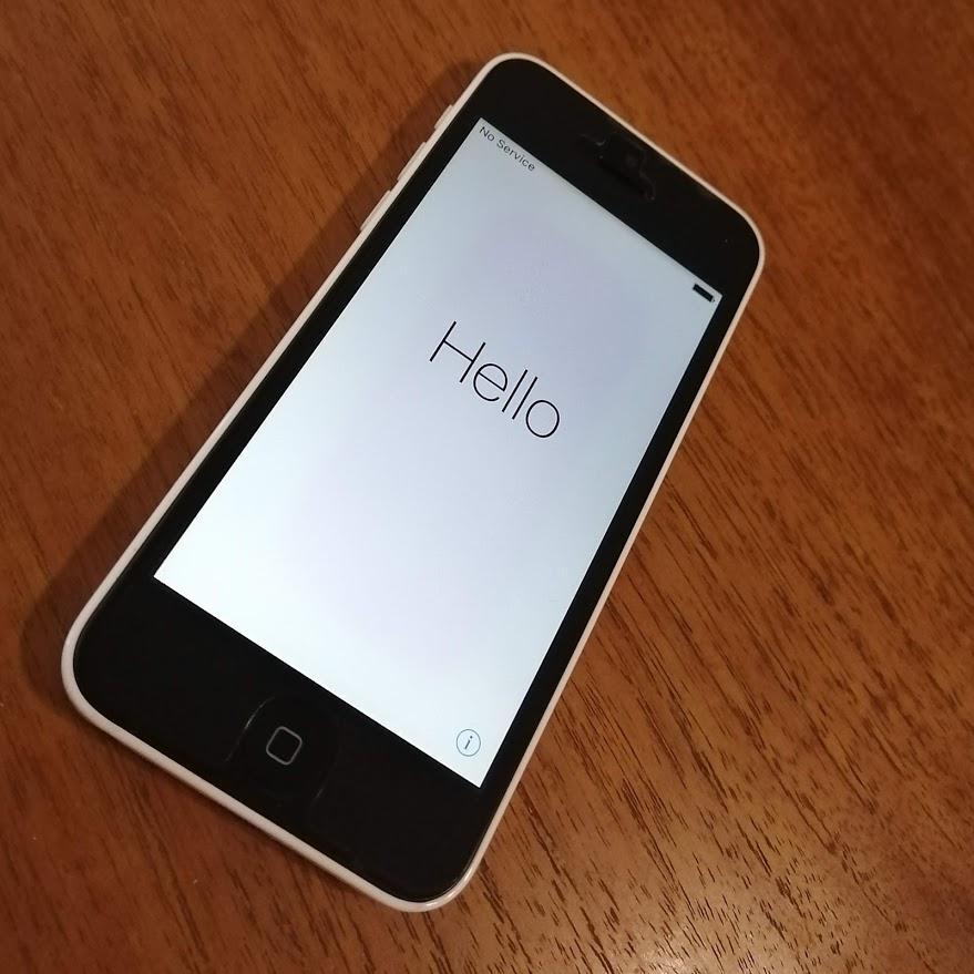 docomo iPhone 5c white 16GB 判定〇 ME541J/A
