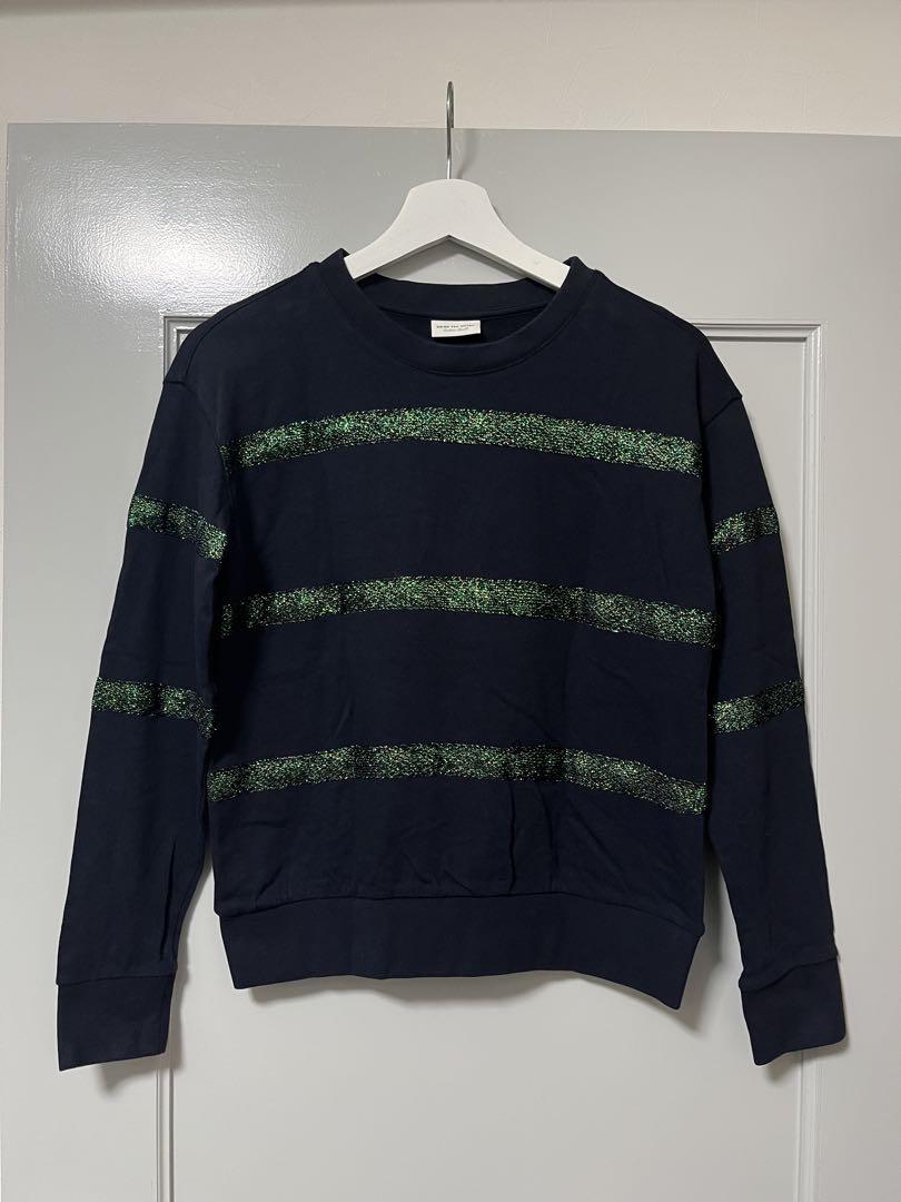 DRIES VAN NOTEN ラメスウェット