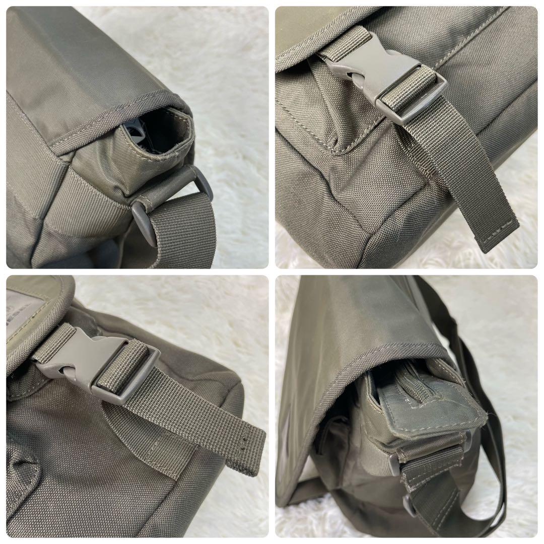 美品 DIESEL ディーゼル ショルダーバッグ メッセンジャーバッグ カーキ