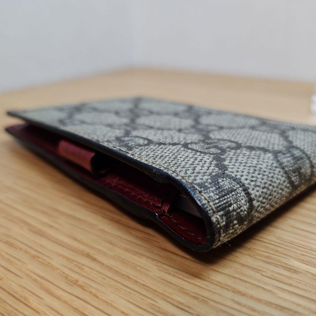 希少 グッチ GG スプリーム メモパッド 手帳カバー GGスプリーム ペン付 希少 グッチ GG スプリーム メモパッド 手帳カバー GGスプリーム