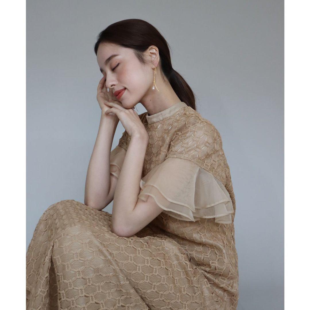 J by blue ジオメトリックチェーンレースドレス 結婚式 オケージョン