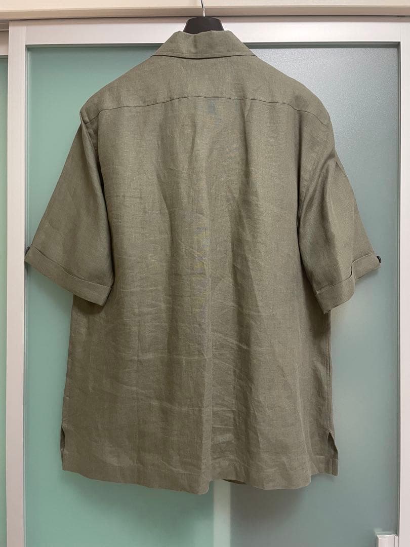 BAGUTTA バグッタ オープンカラーシャツ リネン SLP GM | dsmont.com