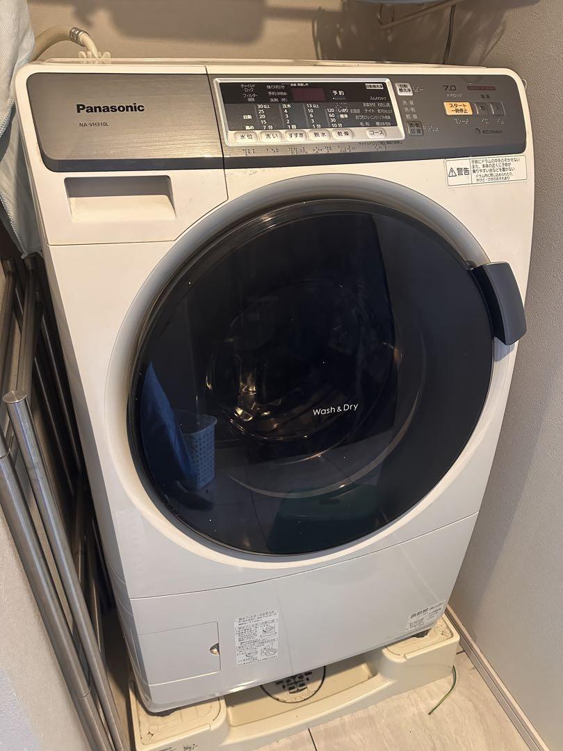 【送料込み】Panasonicドラム式乾燥・洗濯機NA-VH310L