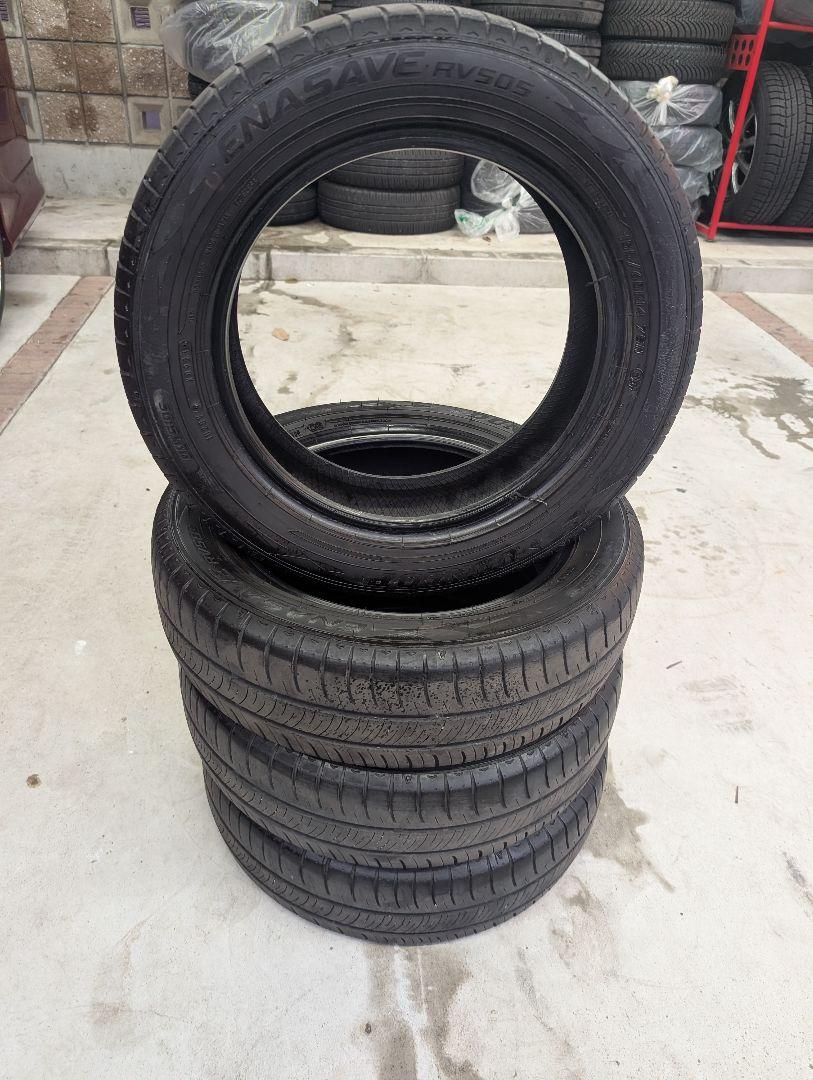 7部山残り　ダンロップ　サマータイヤ　155/65R14