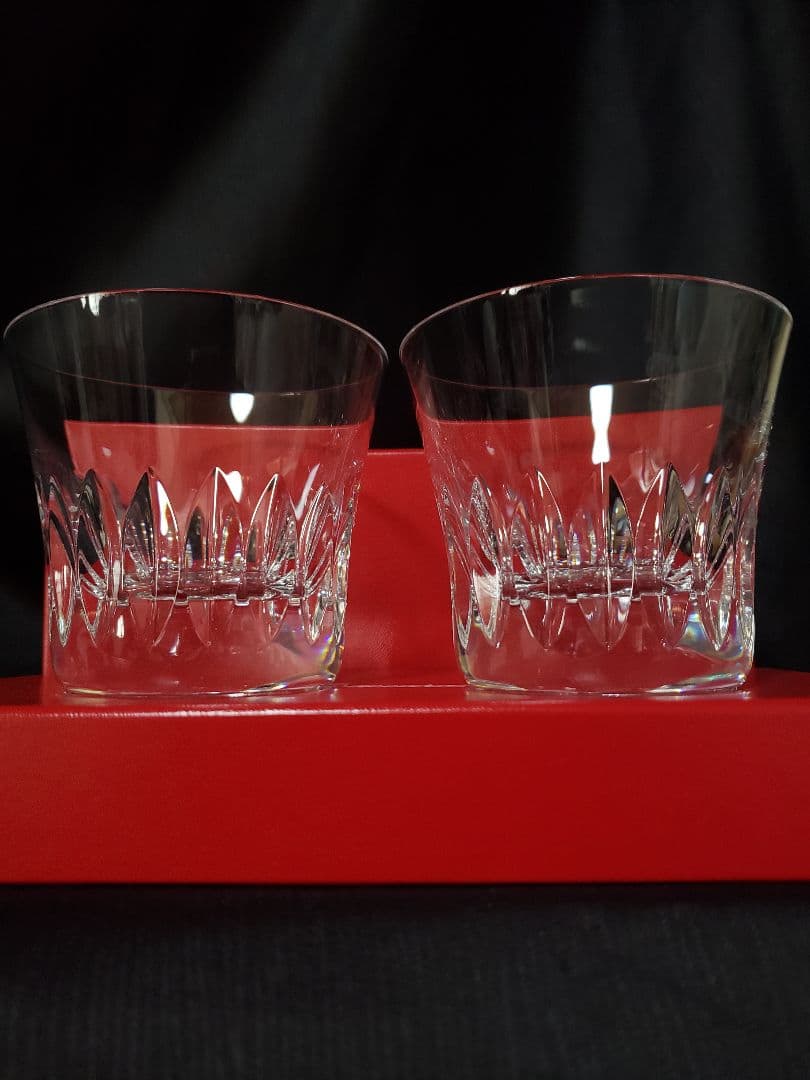 ◎新品未使用◎ バカラ ローザ・ロックグラス・タンブラー ペアセット