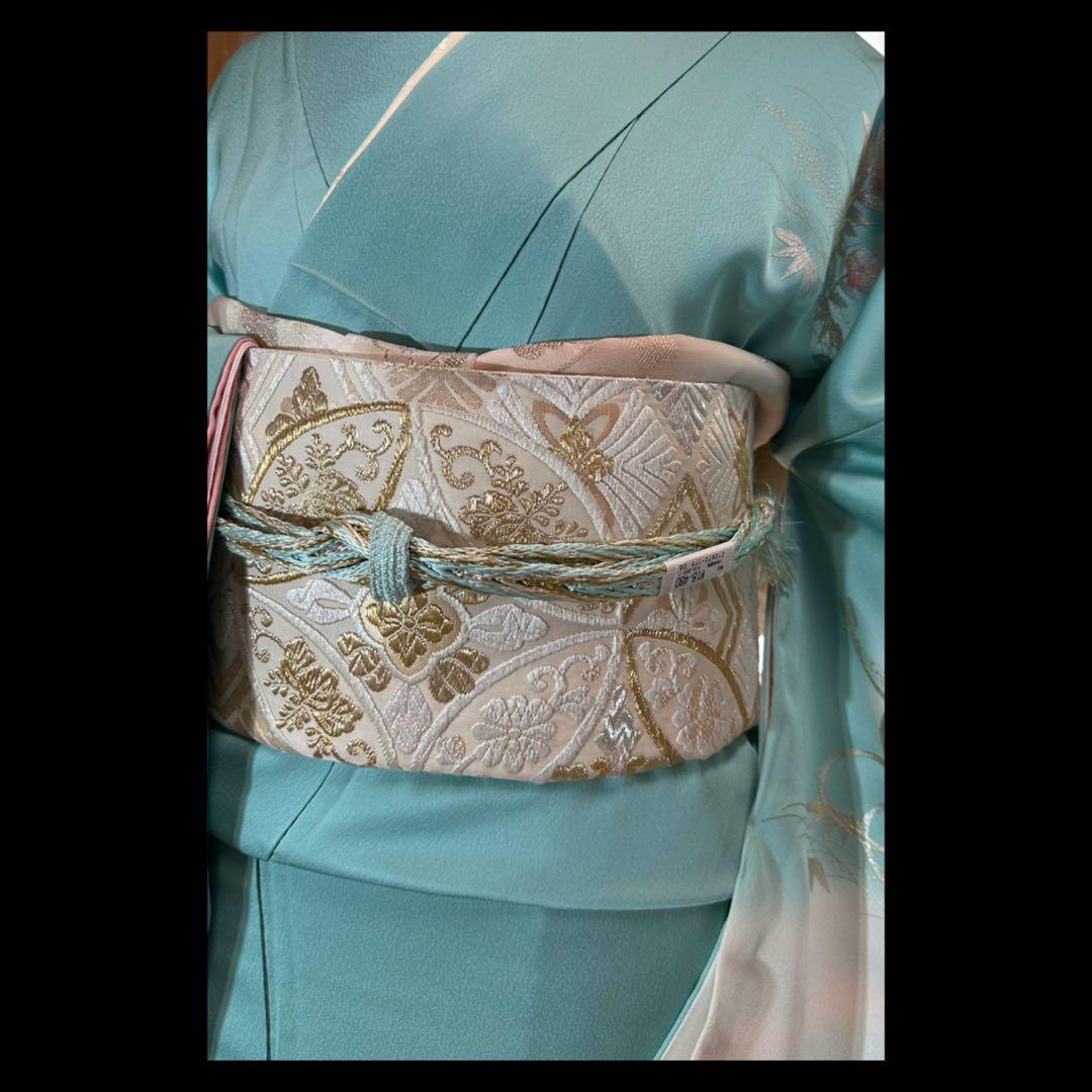 訪問着フルセット❗️逸品美品✨友禅箔訪問着6点セット✨ - メルカリ
