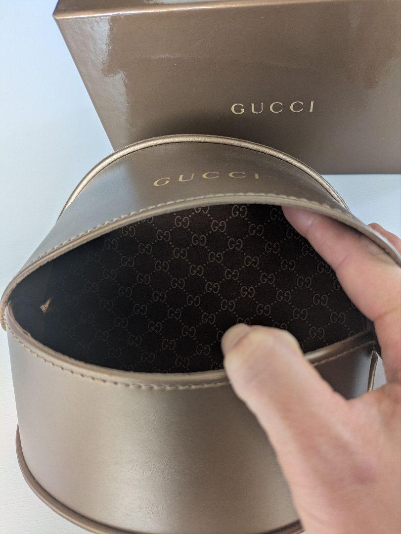 【美品】GUCCI グッチ サングラス 紋章 エンブレム 黒 ブラック
