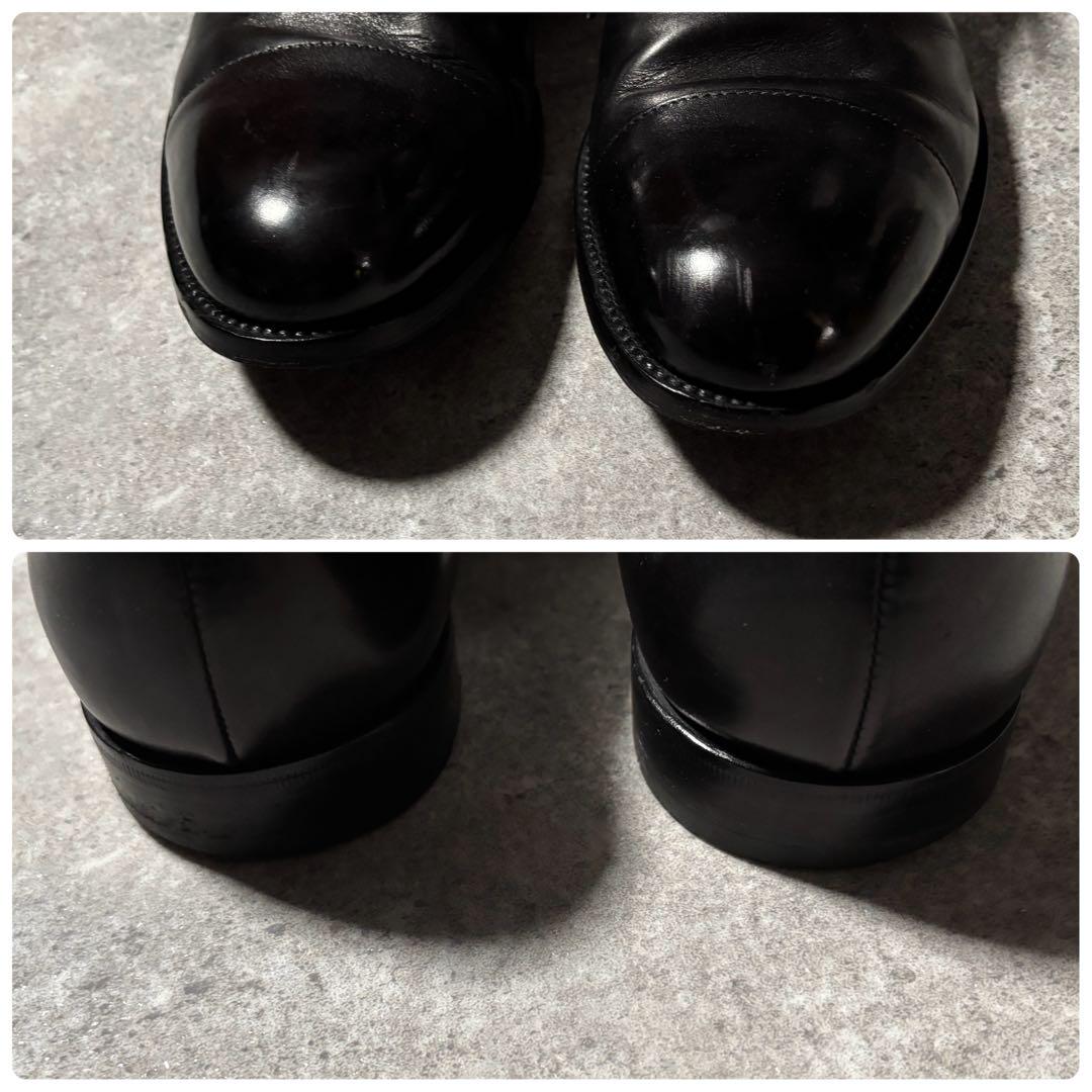 靴 Prada Archive Leather Loafer Shoes Black
