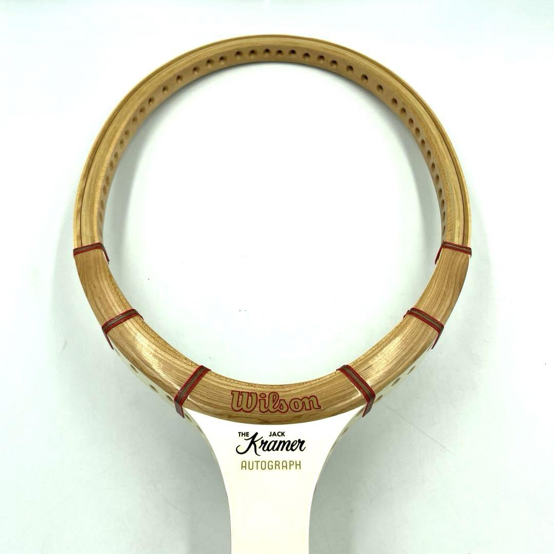 Vtg Wilson The Jack Kramer Autograph Wooden Tennis Racket
