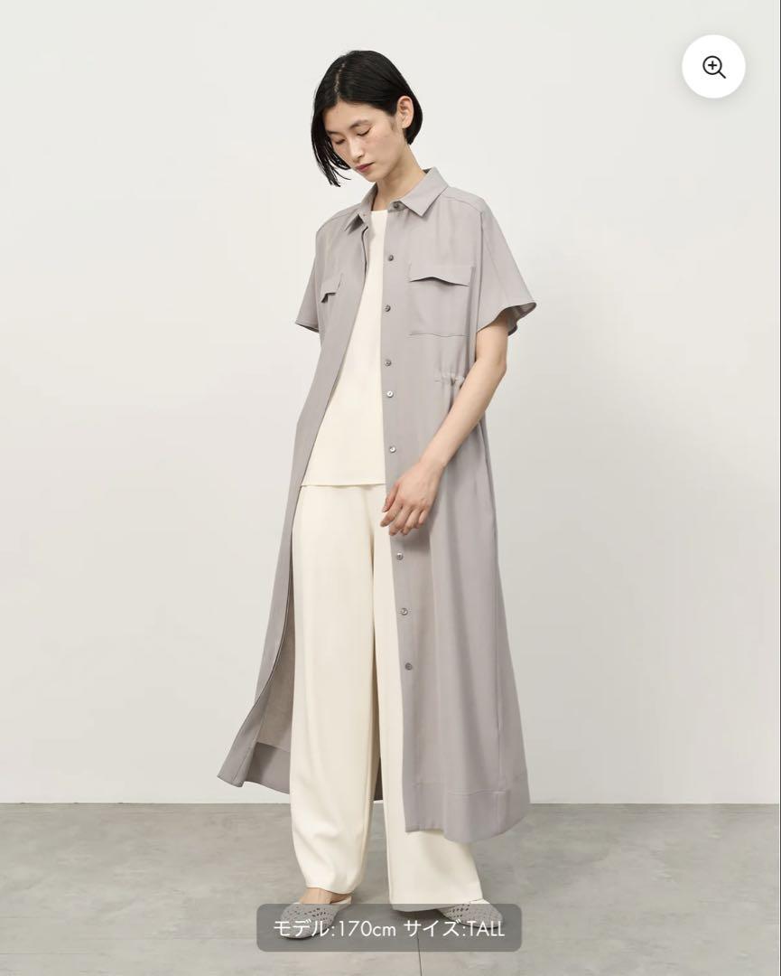 【SOEJU】ロングシャツワンピース