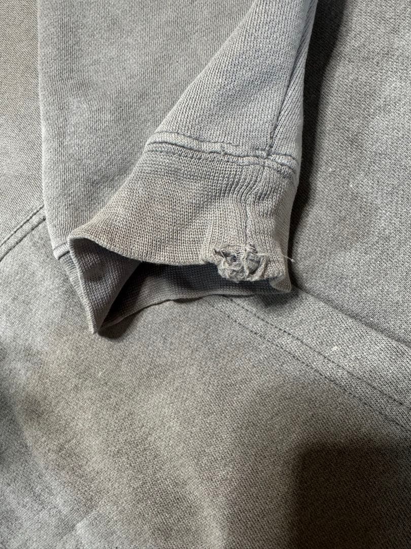 00s オールドステューシー　グレー　メンズ　パーカー　STUSSY