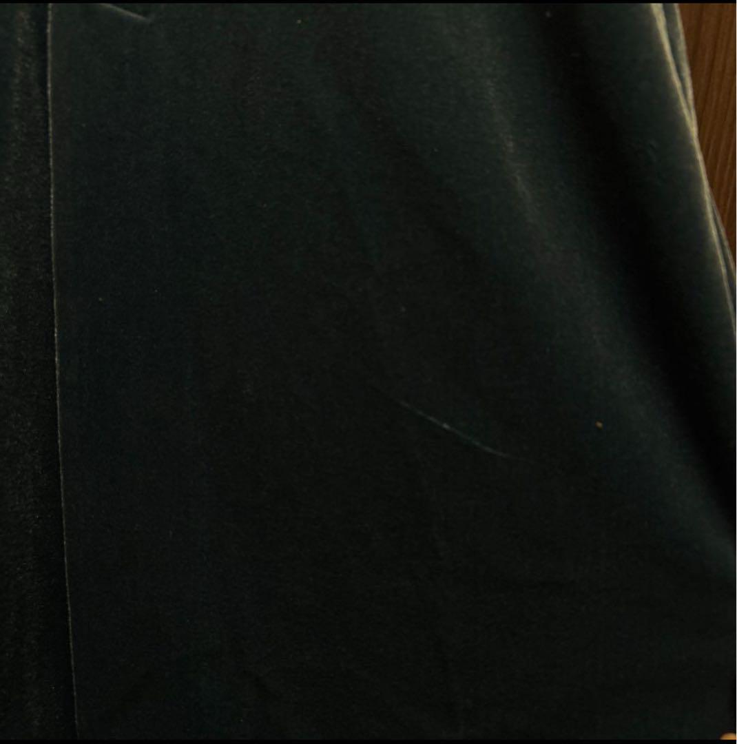 BACK OPEN PEARL VELOUR DRESS