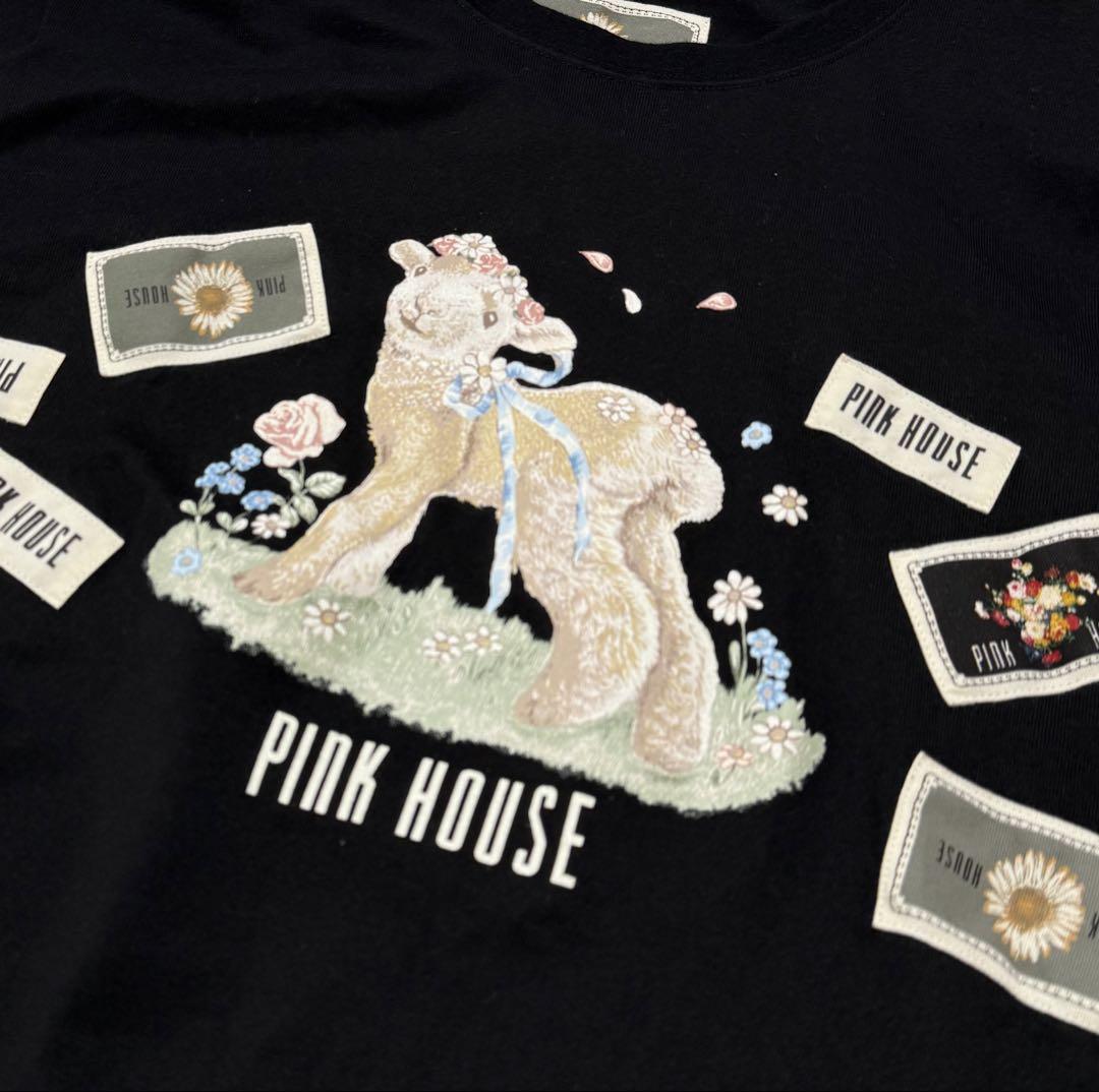 2024✨ ピンクハウス PINK HOUSE ひつじプリント Tシャツ 半袖