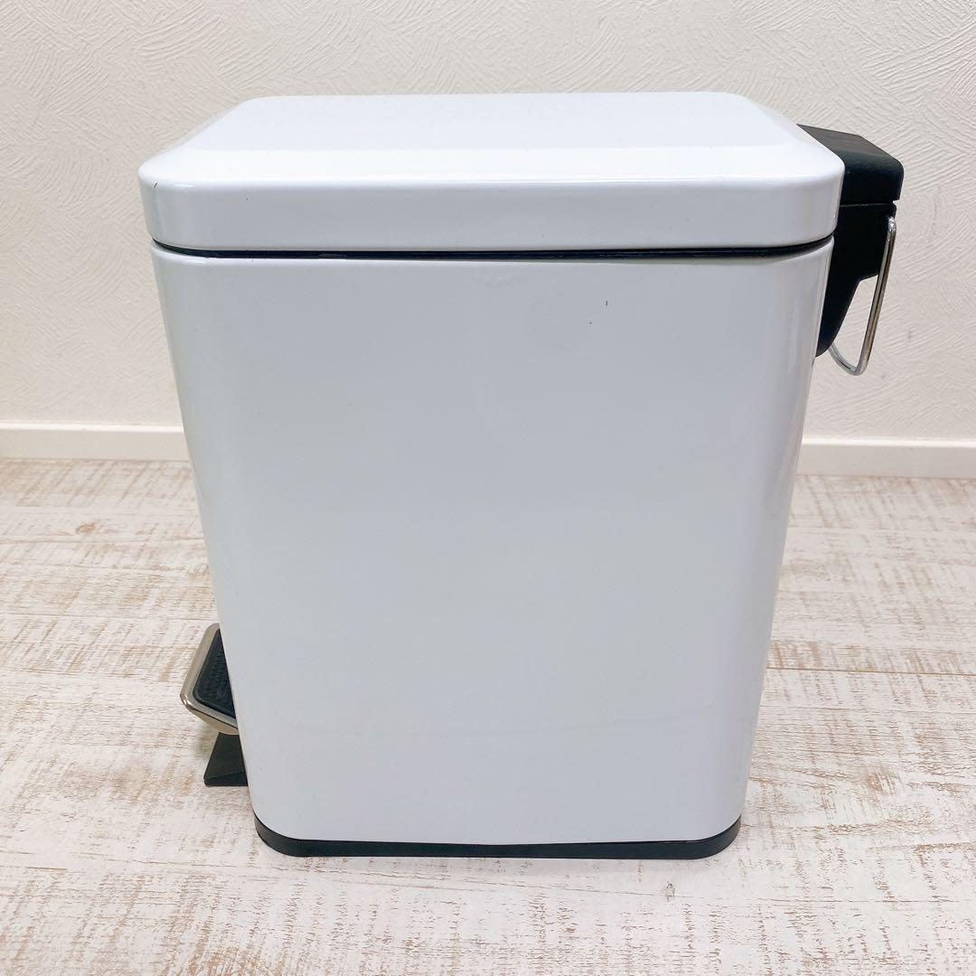 ソフトクローズ四角ゴミ箱 5L