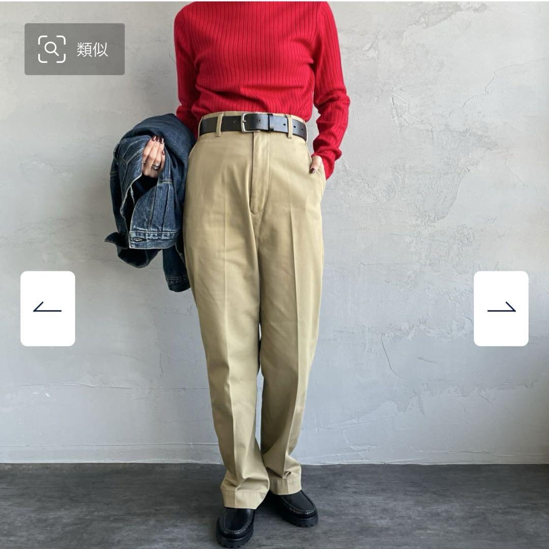 THE SHINZONE♡︎新品ウォッシュド ハイウエストチノパン
