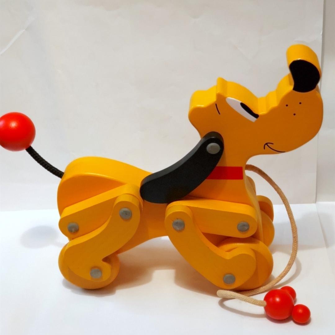 ディズニー　プルート　木製おもちゃ