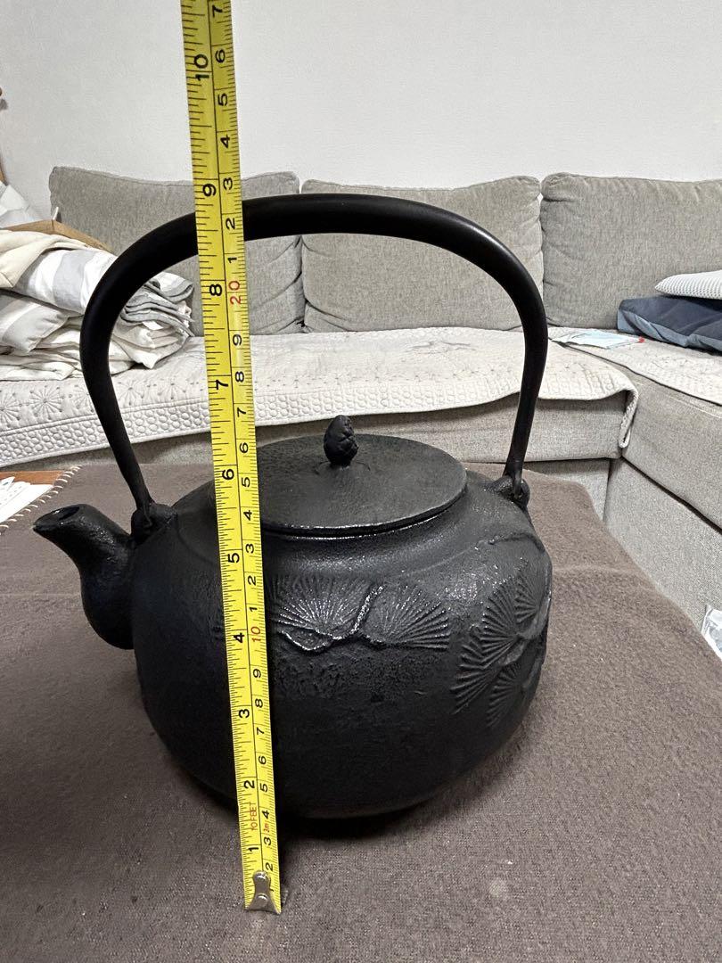 南部鉄器 鉄瓶 運南堂 松柄2.2L